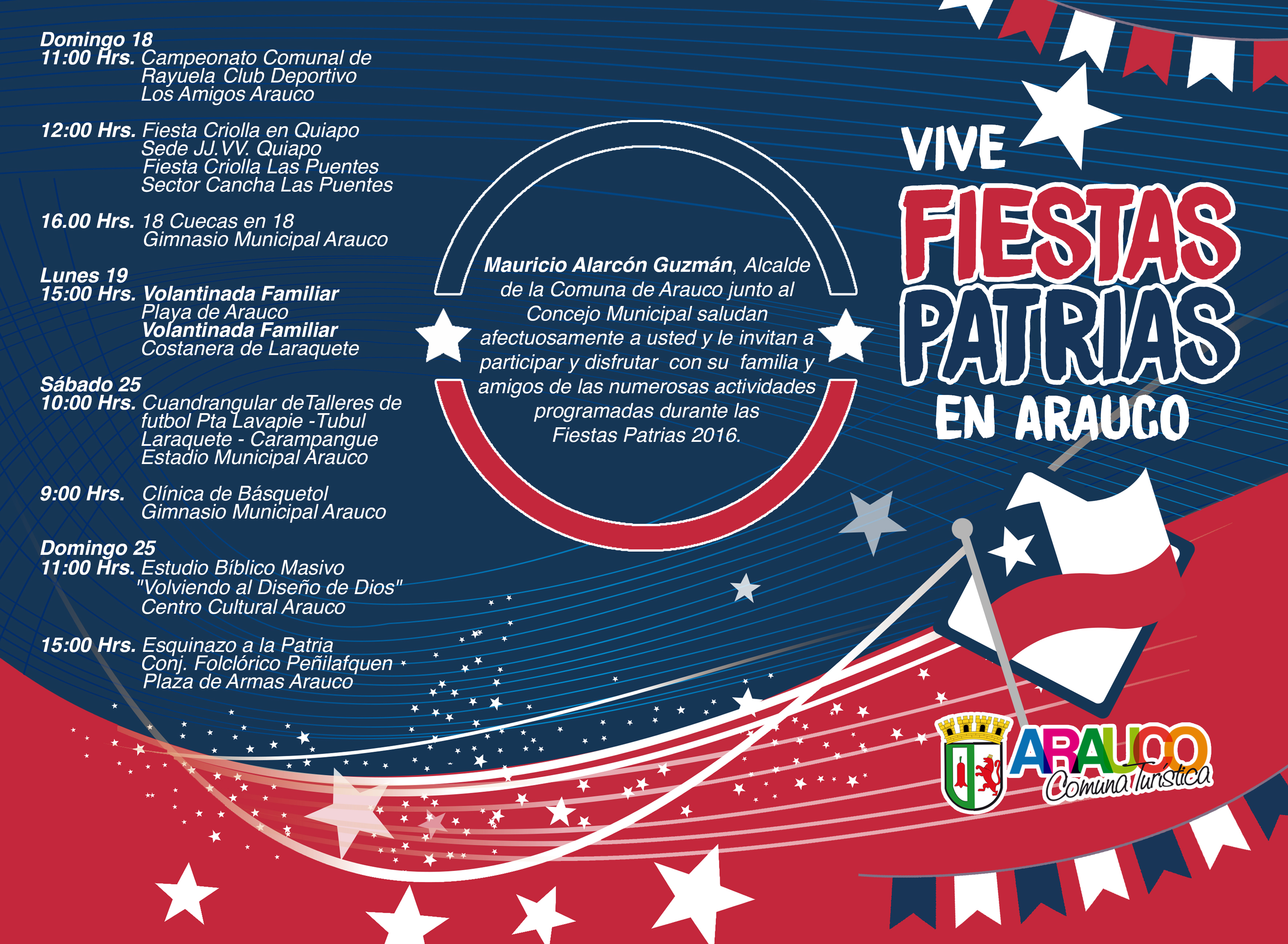 Triptico Fiestas Patrias 2016